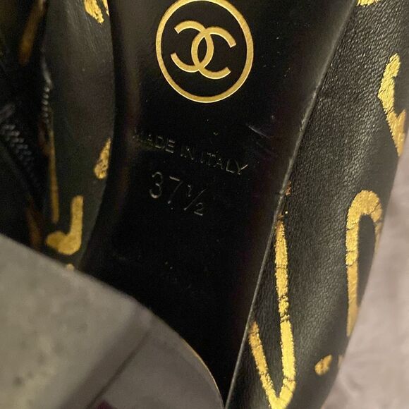Chanel booties, size 37,5 (7) - Picture 12 of 13